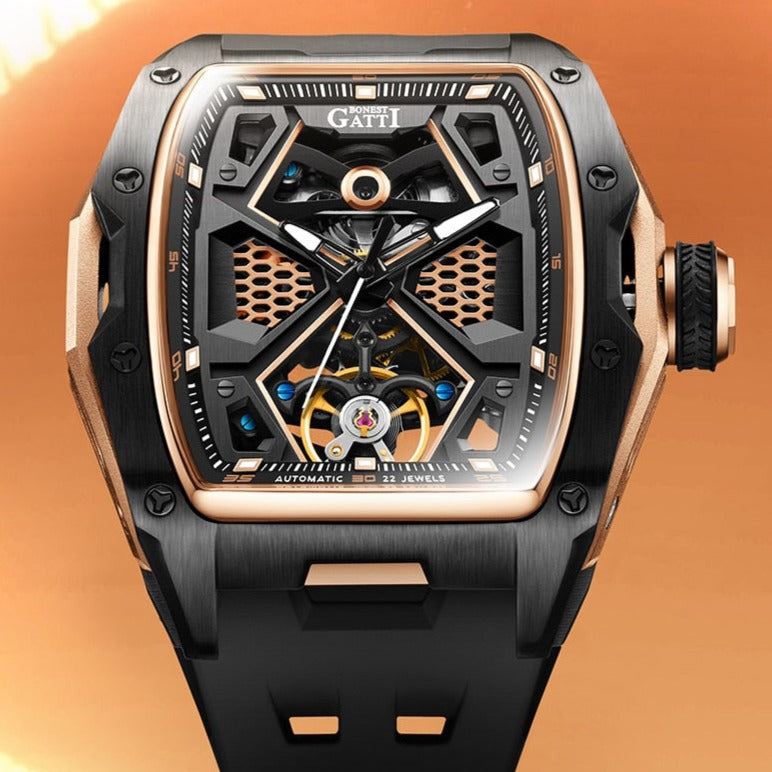 Bonest Gatti 5501 Mechanical Stainless Steel Automatic Watch from fiveto.co.uk