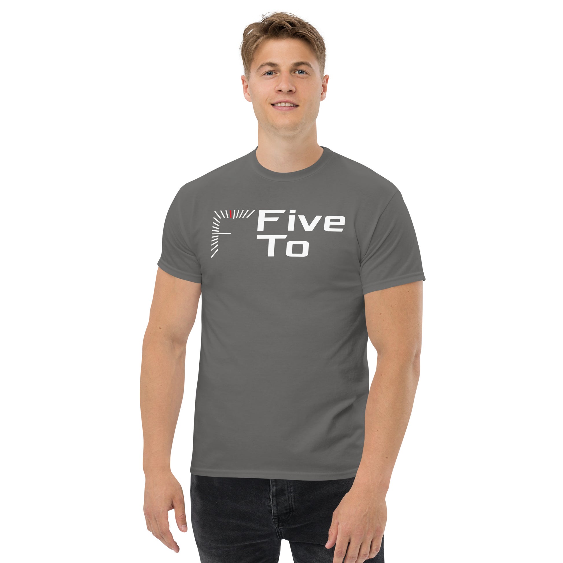 FiveTo Men's Classic T-shirt Charcoal