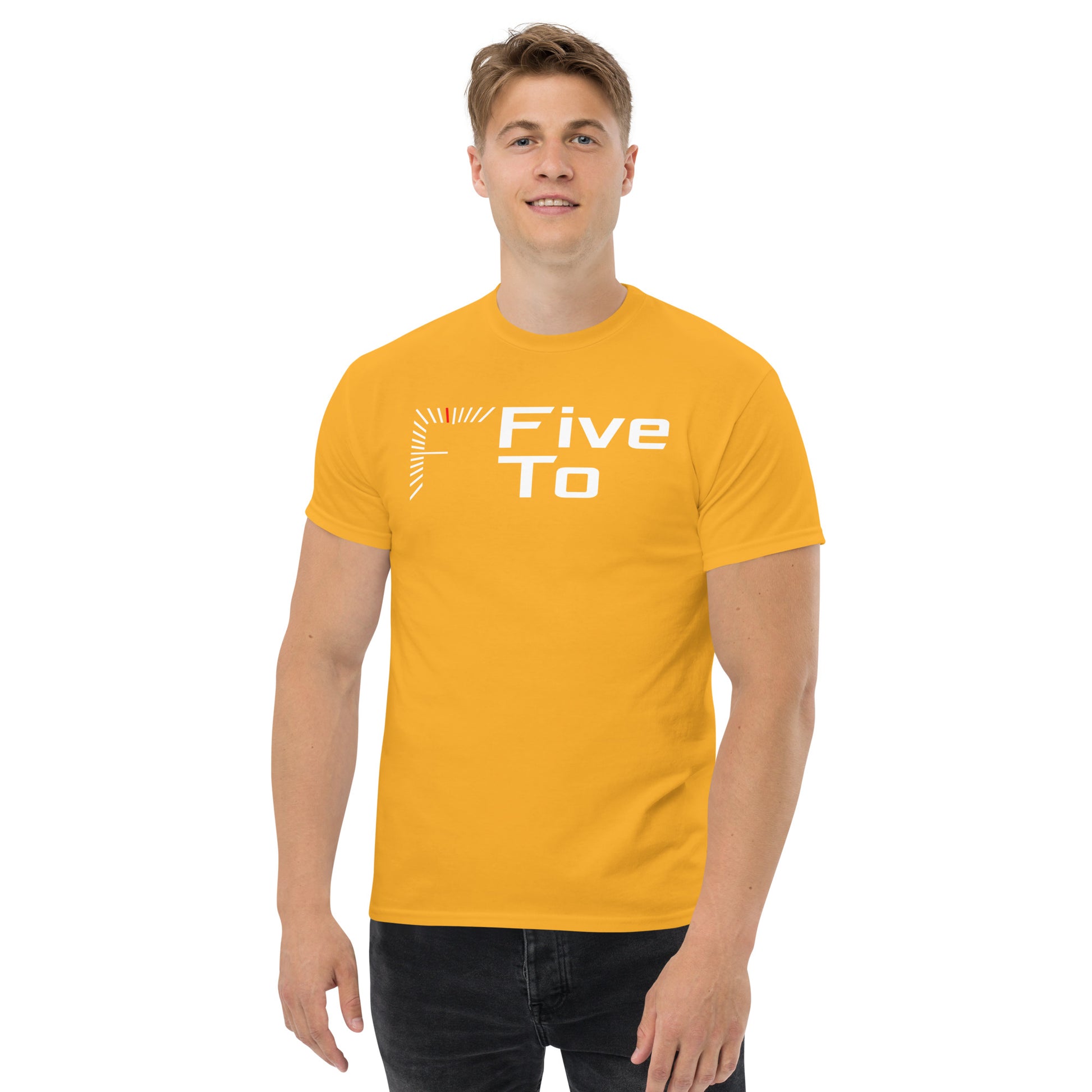 FiveTo Men's Classic T-shirt Gold