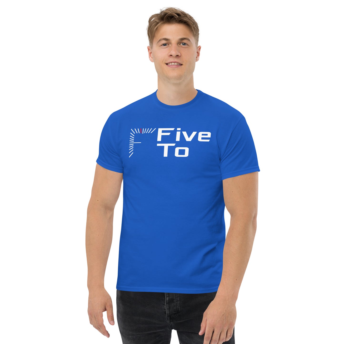 FiveTo Men's Classic T-shirt Royal Blue