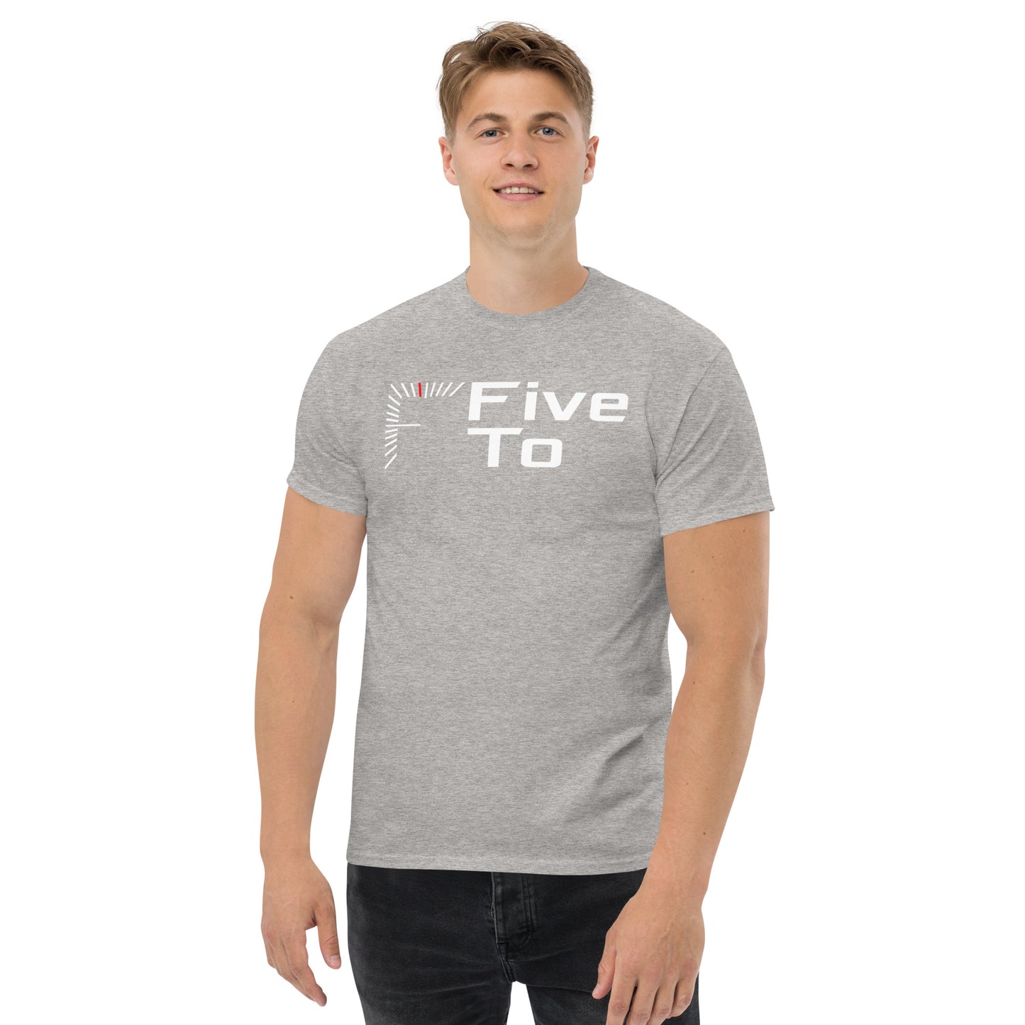 FiveTo Men's Classic T-shirt Sport Grey