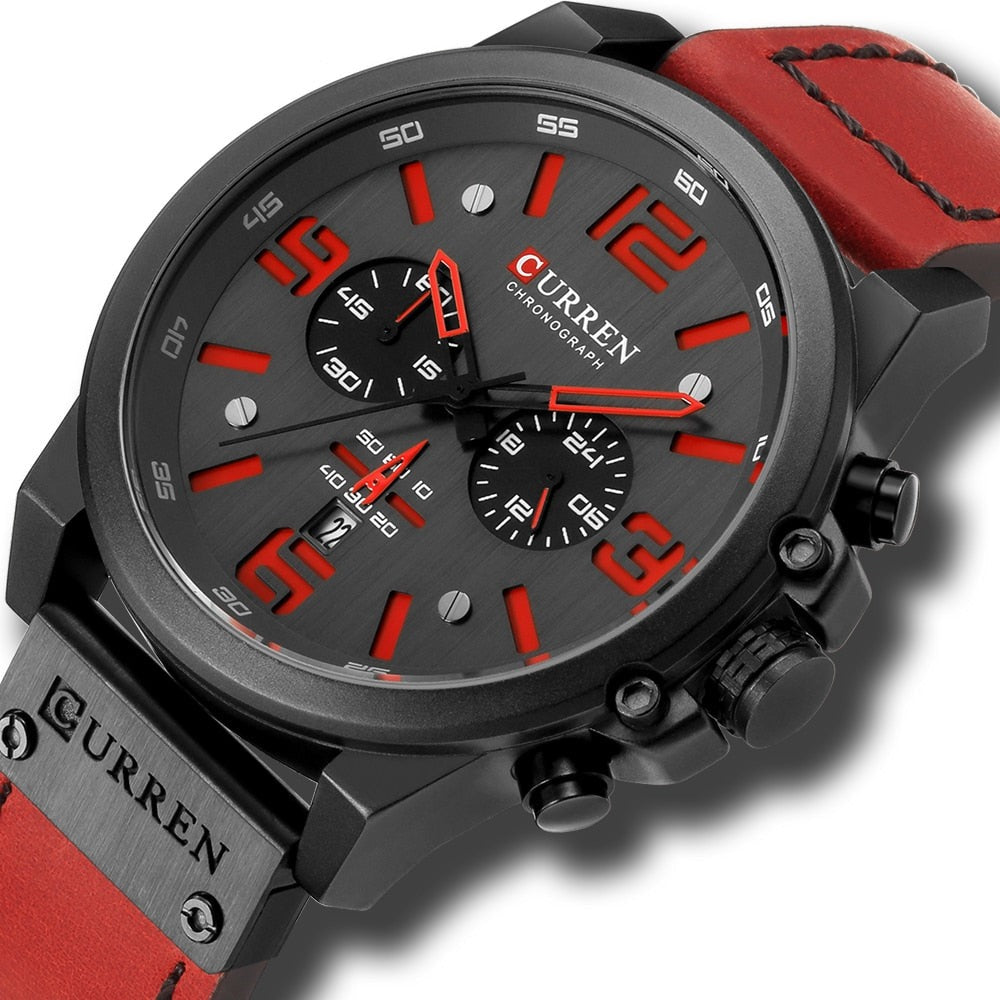 Curren Model 8314 Quartz Sport Chronograph watch available from FiveTo.co.uk