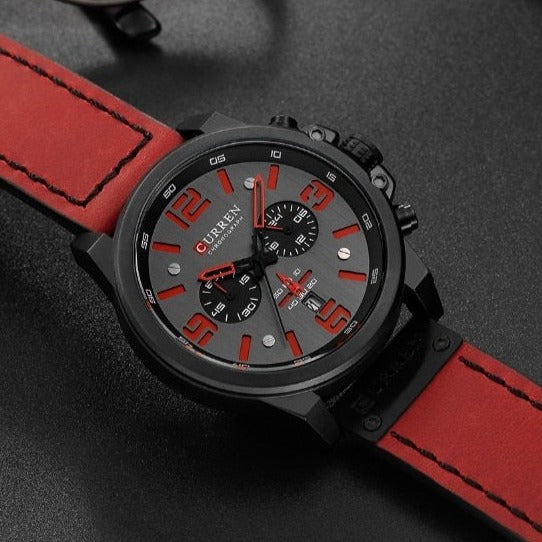 Curren Model 8314 Quartz Sport Chronograph watch available from FiveTo.co.uk