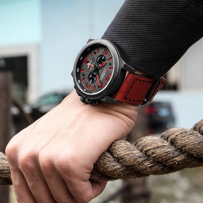 Curren Model 8314 Quartz Sport Chronograph watch available from FiveTo.co.uk