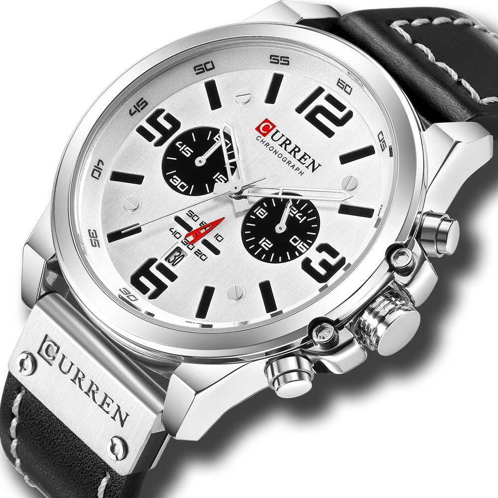 Curren Model 8314 Quartz Sport Chronograph watch available from FiveTo.co.uk