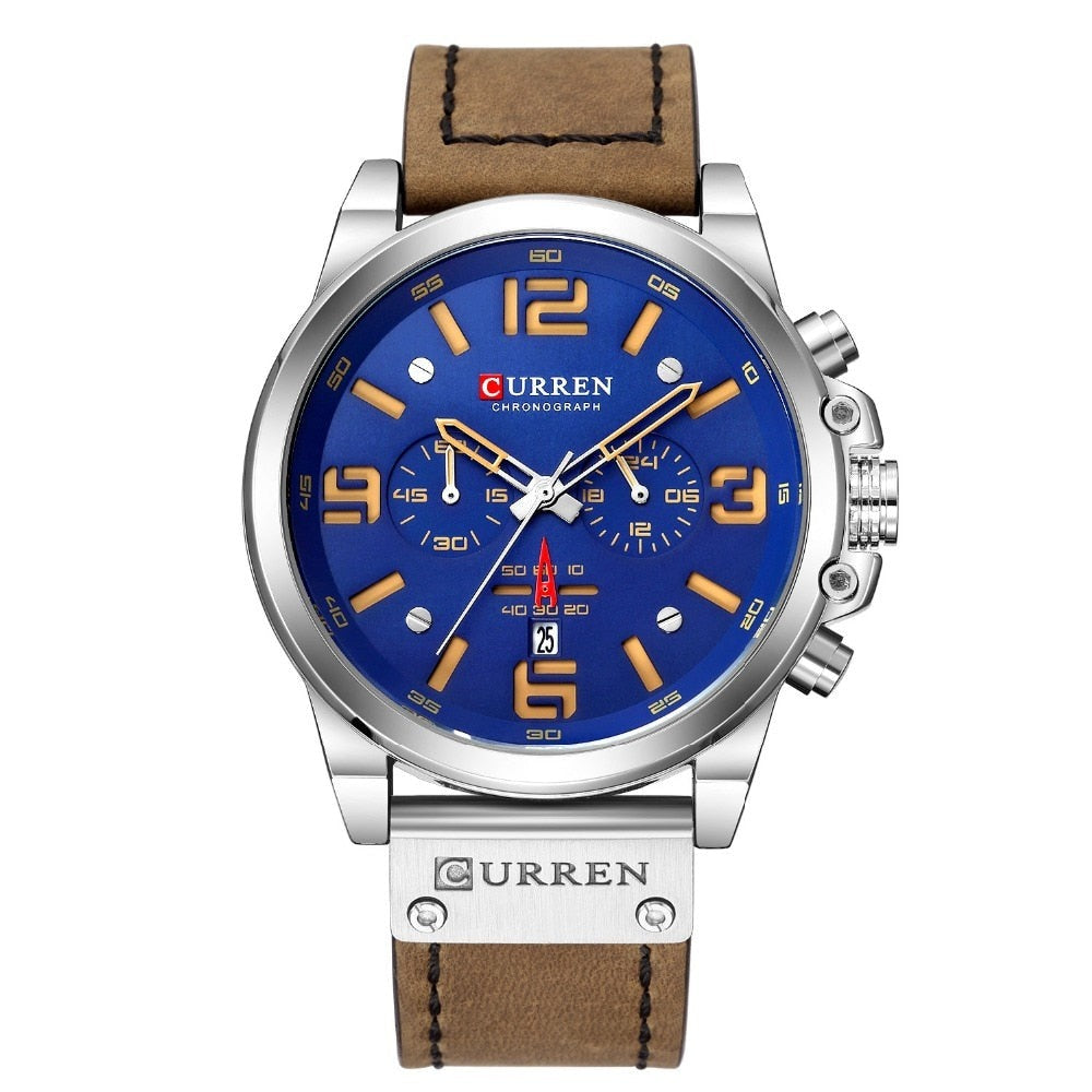 Curren Model 8314 Quartz Sport Chronograph watch available from FiveTo.co.uk