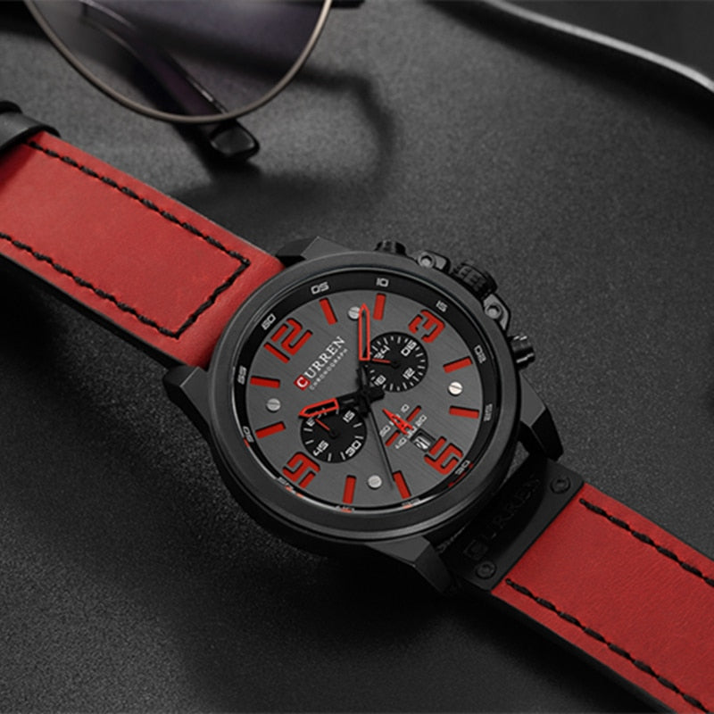 Curren Model 8314 Quartz Sport Chronograph watch available from FiveTo.co.uk