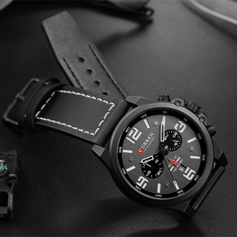 Curren Model 8314 Quartz Sport Chronograph watch available from FiveTo.co.uk