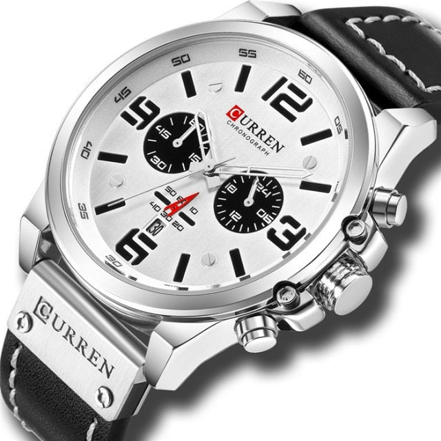 Curren Model 8314 Quartz Sport Chronograph watch available from FiveTo.co.uk