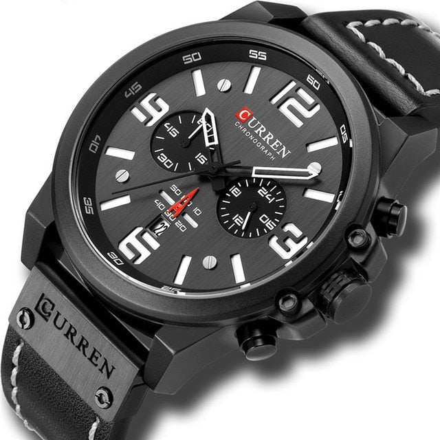 Curren Model 8314 Quartz Sport Chronograph watch available from FiveTo.co.uk