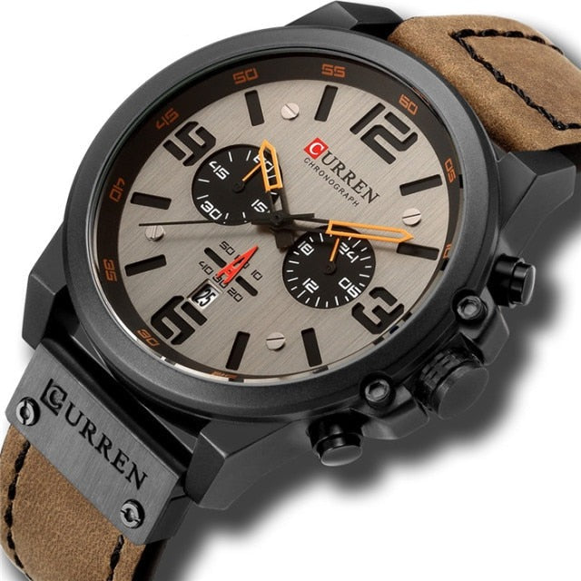 Curren Model 8314 Quartz Sport Chronograph watch available from FiveTo.co.uk