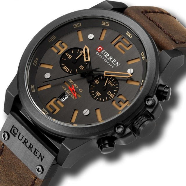 Curren Model 8314 Quartz Sport Chronograph watch available from FiveTo.co.uk