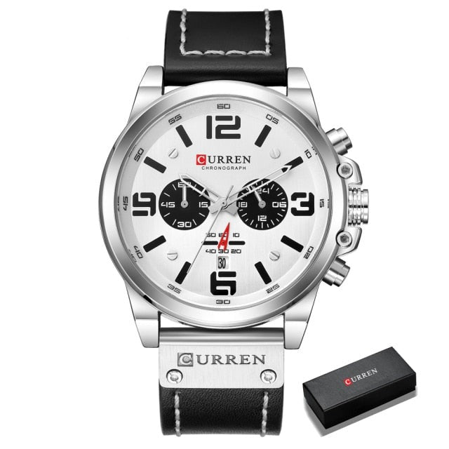 Curren Model 8314 Quartz Sport Chronograph watch available from FiveTo.co.uk