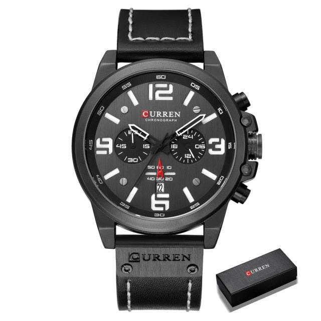 Curren Model 8314 Quartz Sport Chronograph watch available from FiveTo.co.uk