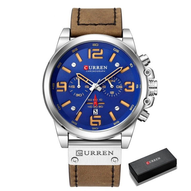 Curren Model 8314 Quartz Sport Chronograph watch available from FiveTo.co.uk
