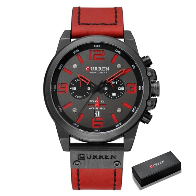 Curren Model 8314 Quartz Sport Chronograph watch available from FiveTo.co.uk
