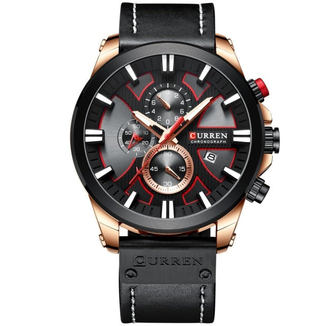 Curren Model 8346 Chronograph Quartz watch available from FiveTo.co.uk