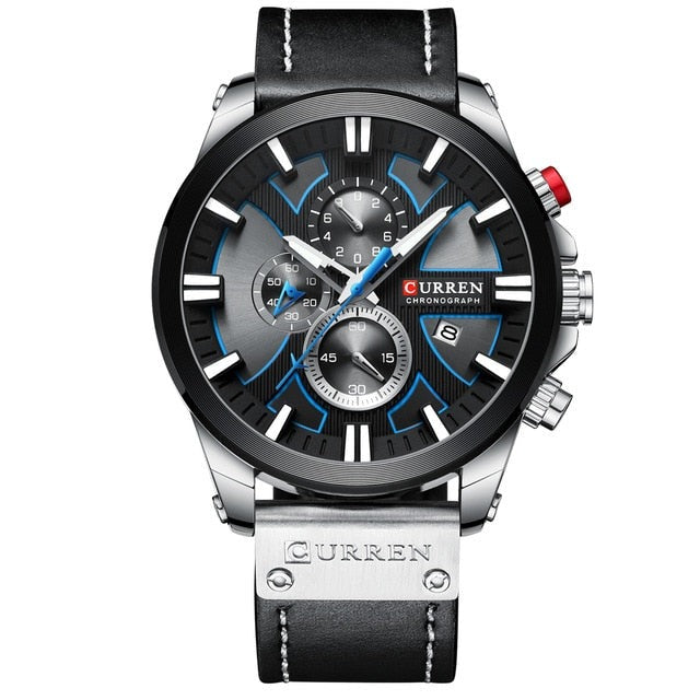 Curren Model 8346 Chronograph Quartz watch available from FiveTo.co.uk