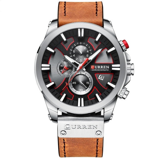 Curren Model 8346 Chronograph Quartz watch available from FiveTo.co.uk