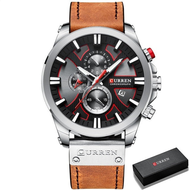 Curren Model 8346 Chronograph Quartz watch available from FiveTo.co.uk