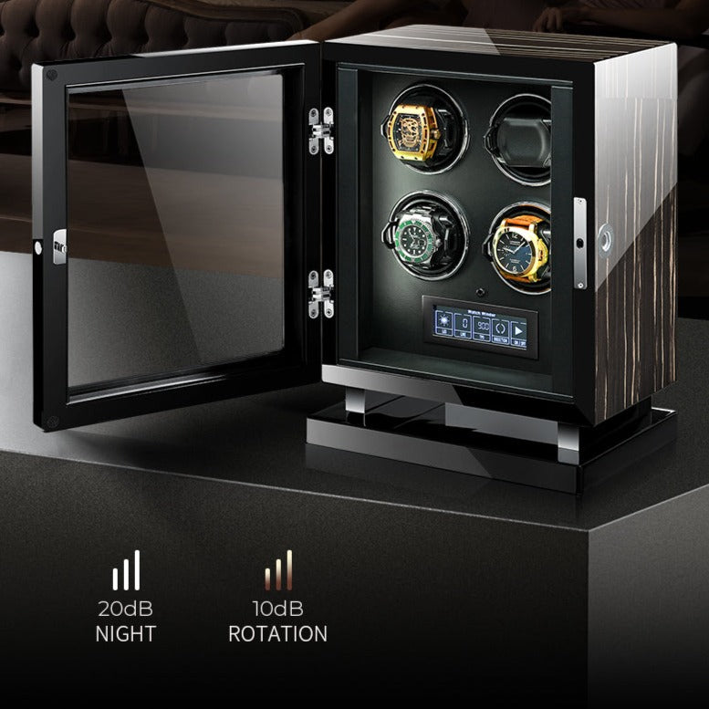 Info for  Melancy Luxury Wooden Automatic Watch Winding Cases available from FiveTo.co.uk