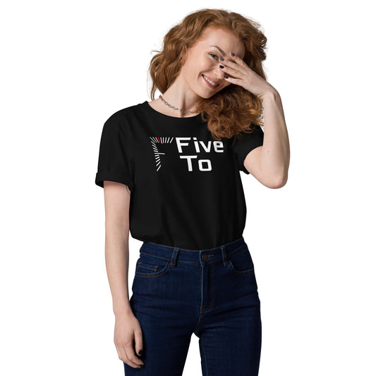 FiveTo Unisex T-shirt Black