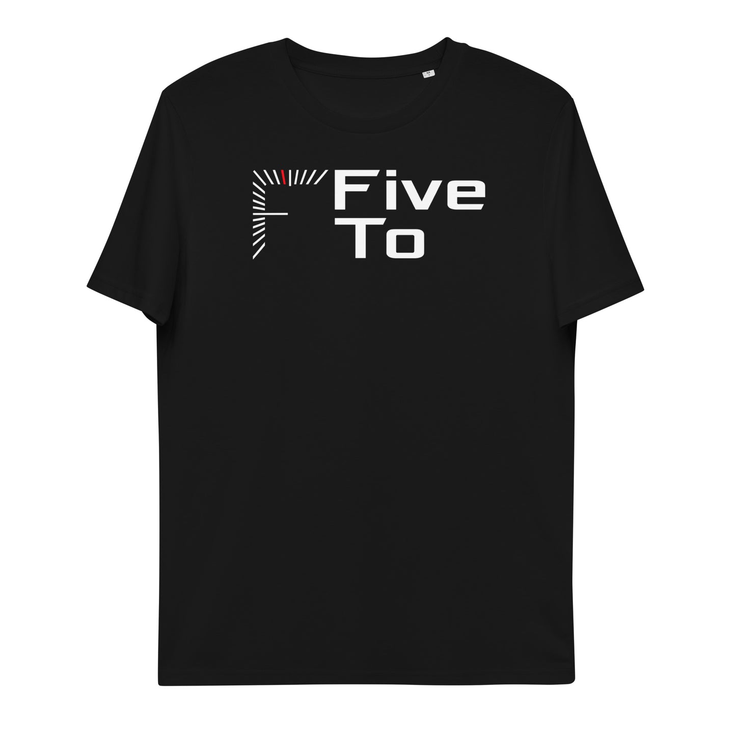 FiveTo Unisex T-shirt Only Black