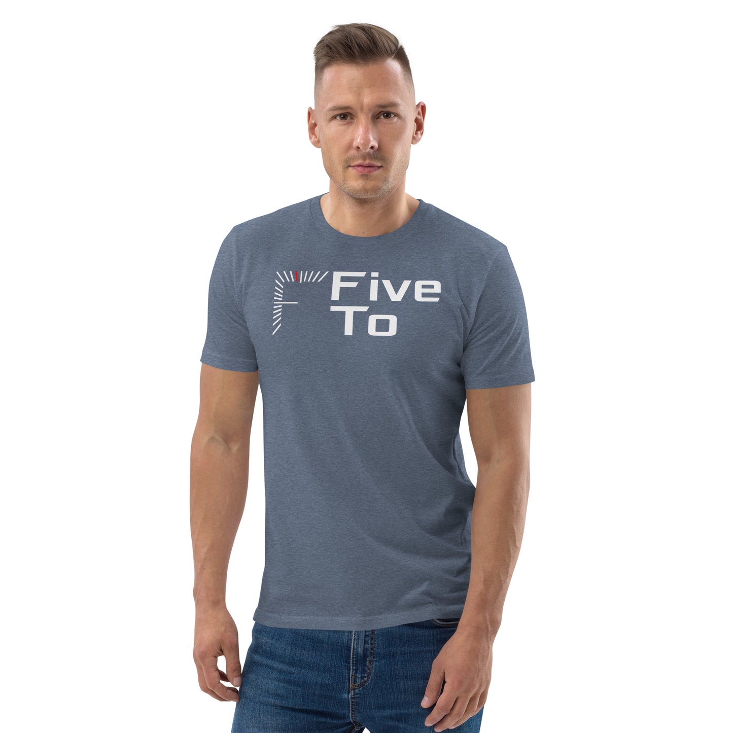 FiveTo Unisex T-shirt Dark Heather 2