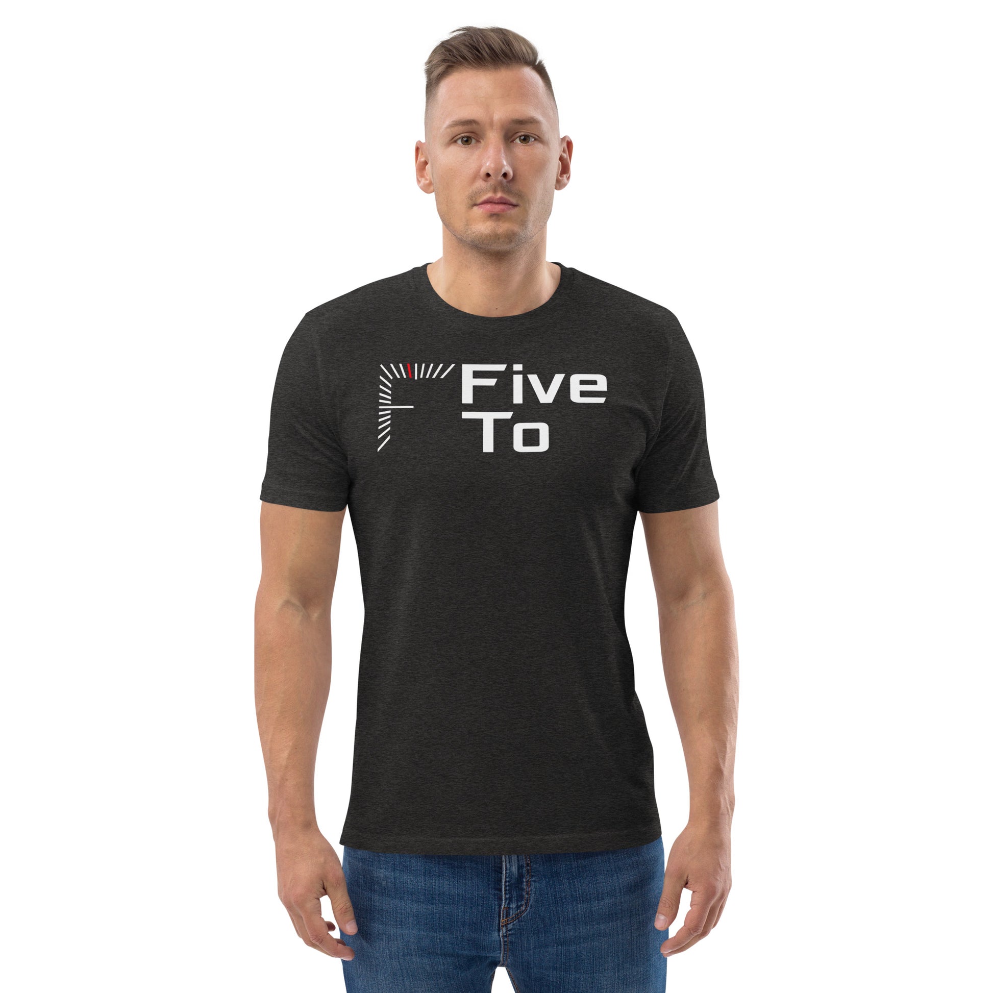 FiveTo Unisex T-shirt Black