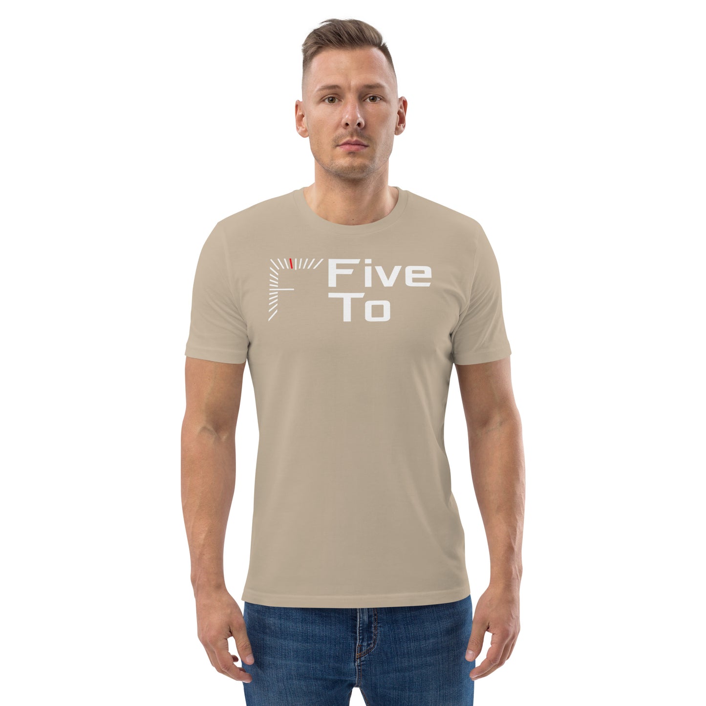 FiveTo Unisex T-shirt Desert Dust
