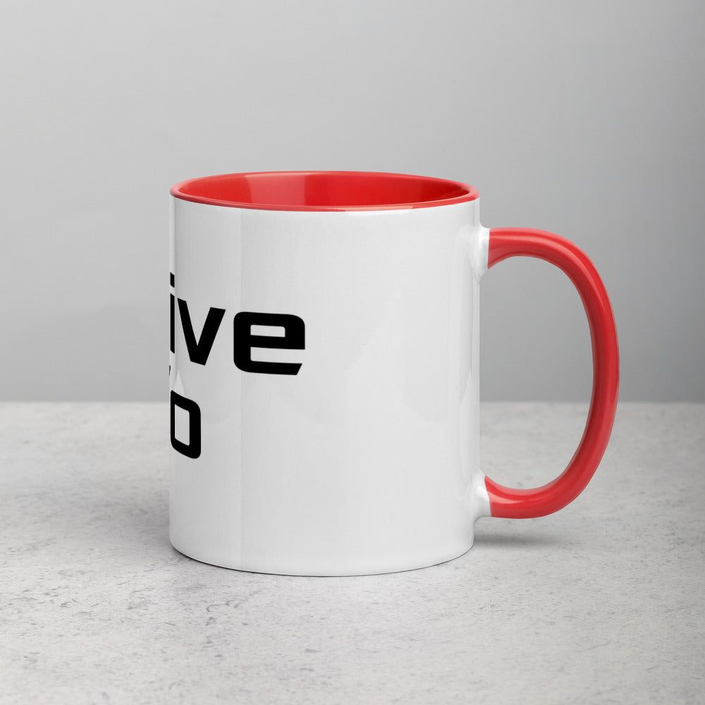 FiveTo Logo Mug with Colour Inside and Handle