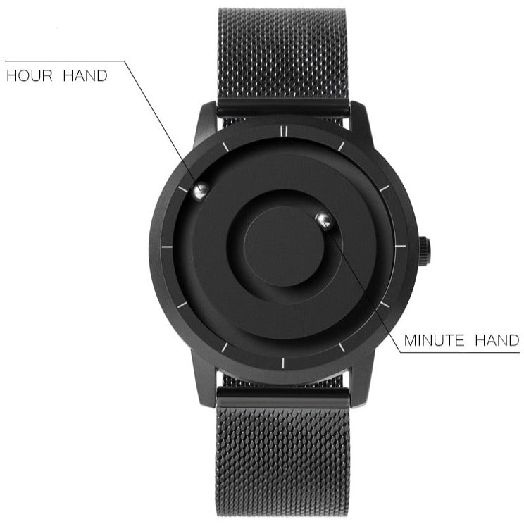 Eutour Model 24 Magnetic Ball Metal Quartz Watch