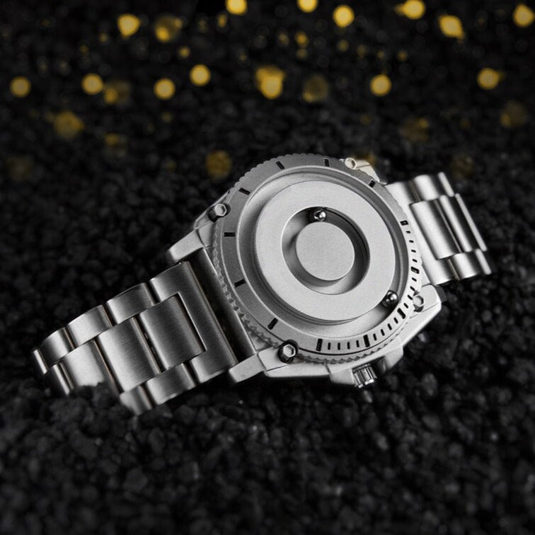 EUTOUR New Design Sliver Black Magnetic Metal Beads Unique Minimalist  Simple Watch Men's Sports Quartz Watch Creative Male Watch - AliExpress