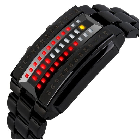 Skmei Multi Red LED Segment watch from fiveto.co.uk