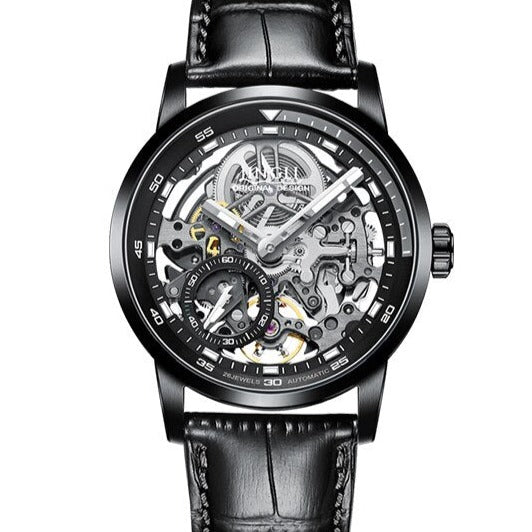 Jinlery Automatic Mechanical Skeleton style Watch from fiveto.co.uk