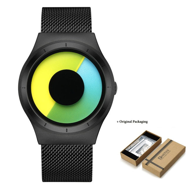 Geekthink Segment Design Analogue Quartz Watch