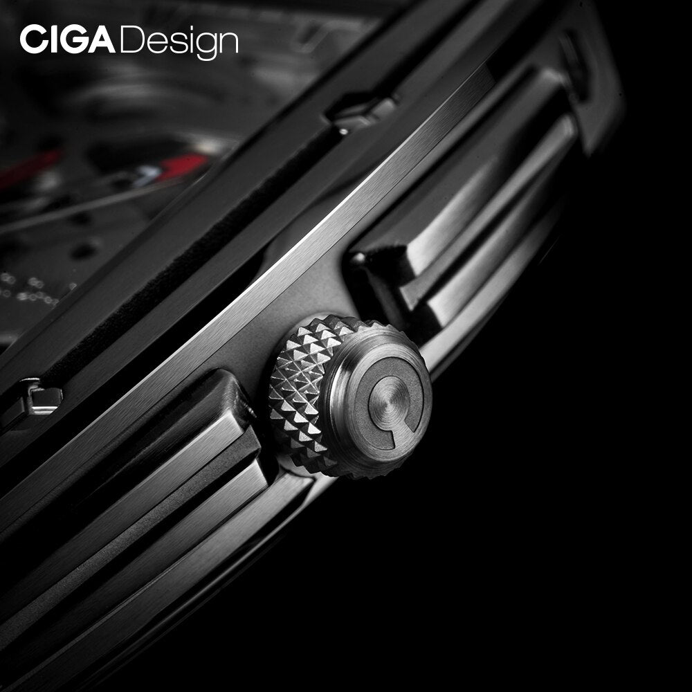 CIGA DESIGN Z Series Skeleton Automatic Mechanical Watch from FiveTo.co.uk