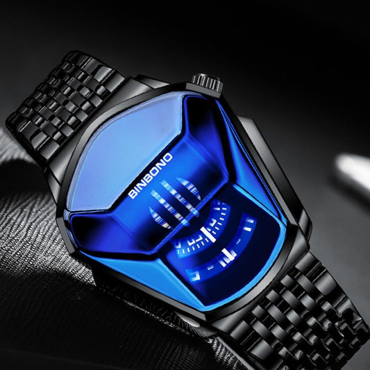 Binbond Model 120 3D Glass Quartz Watch available from FiveTo.co.uk
