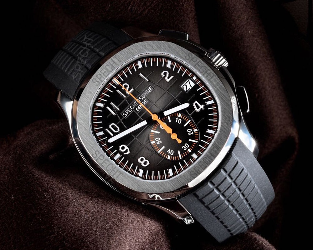 FiveTo, Specht Pladen Stainless Steel Quartz Watch.