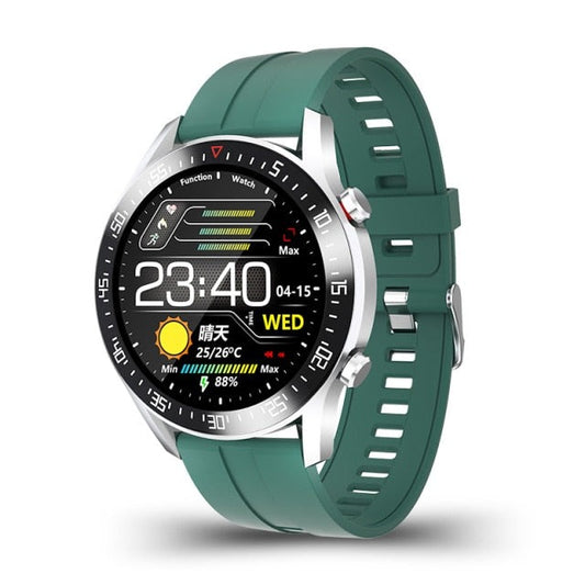Lige BW0160 Stainless Steel Bluetooth Smart Watch, Green from FiveTo.co.uk