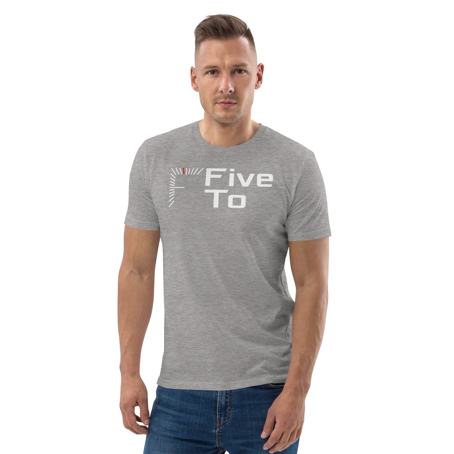 FiveTo Unisex T-shirt heather grey 2