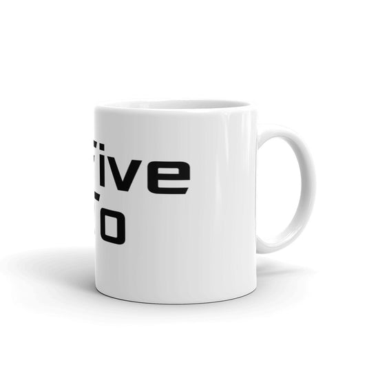 FiveTo Logo White Glossy Mug.
