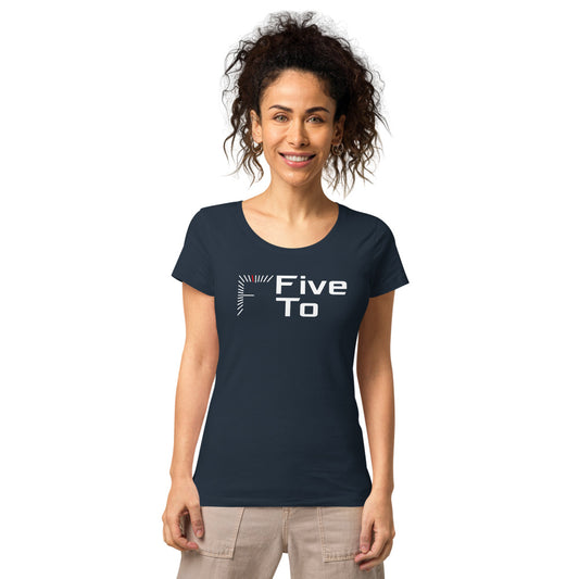 FiveTo Logo Women’s Organic T-shirt.