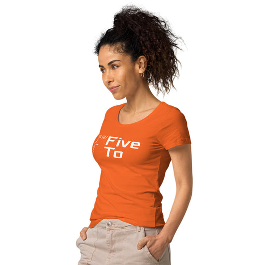 FiveTo Logo Women’s Organic T-shirt.